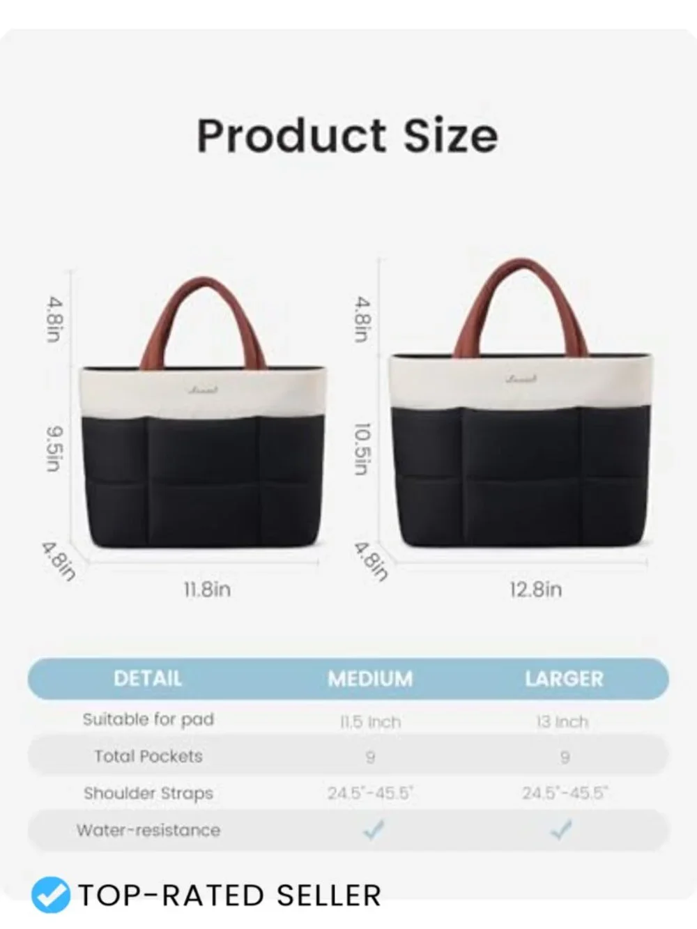 Puffer Tote Bag Crossbody Shoulder Satchel Lightweight Quilted Handbag Mini